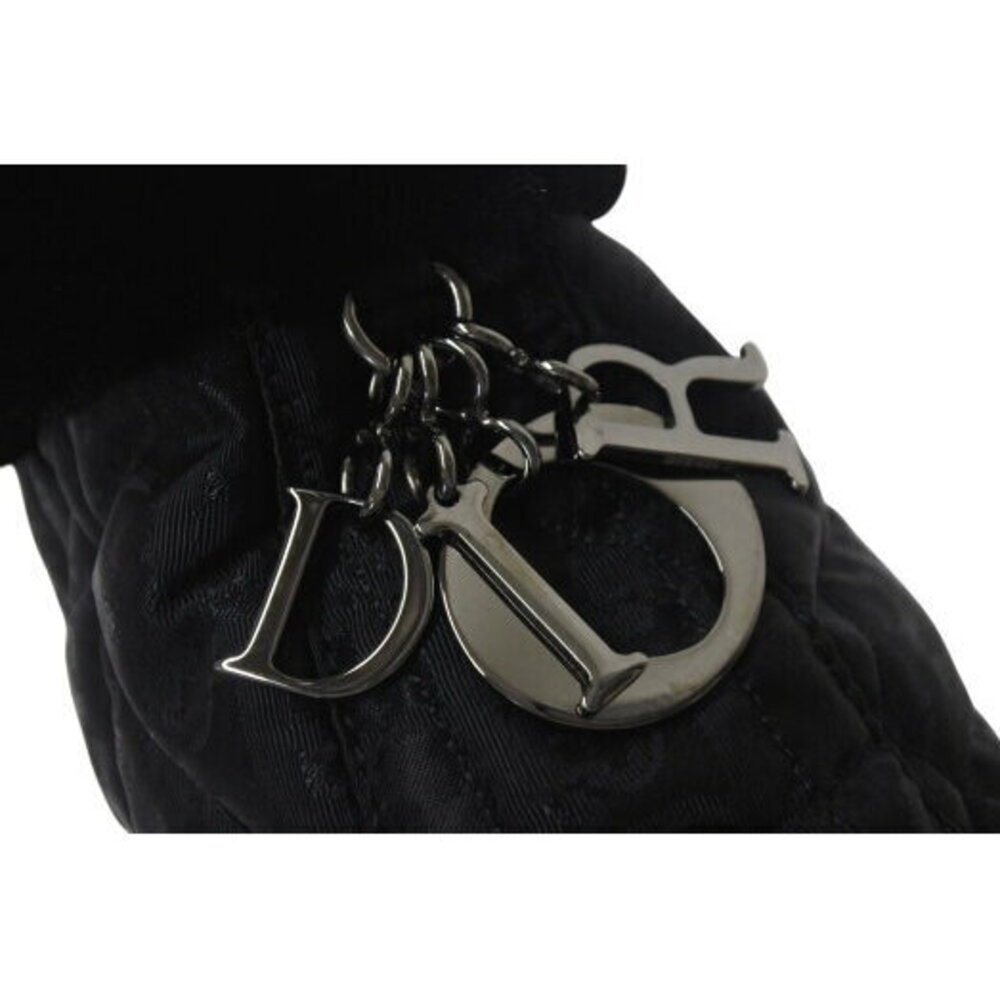 Christian Dior handbag Trotter mink black nylon - Picture 5 of 8